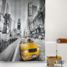 Штора для ванной YELLOW TAXI Нью-Йорк